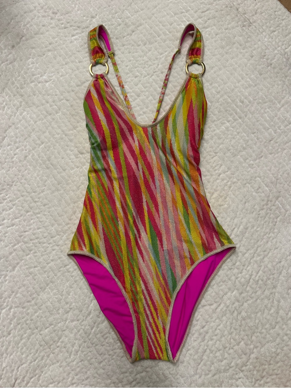 BECCA Multicolor Sparkle One Piece Suit